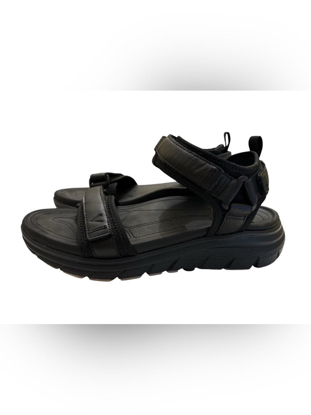 Vionic Walk Max Wanderer Black Women's Adjustable Sport Sandal,Size 8